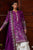 Heavy Embroidered Dhanak 3pc With Embroidered Dhanak Shawl GL-0044